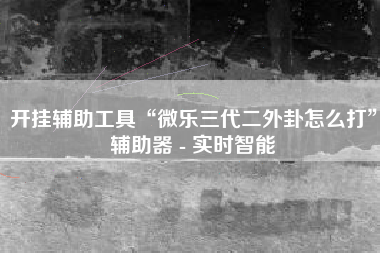 开挂辅助工具“微乐三代二外卦怎么打”辅助器 - 实时智能 开挂辅助工具“微乐三代二外卦怎么打”辅助器 - 实时智能