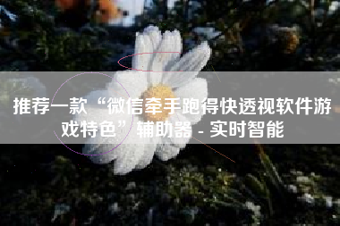 推荐一款“微信牵手跑得快透视软件游戏特色”辅助器 - 实时智能