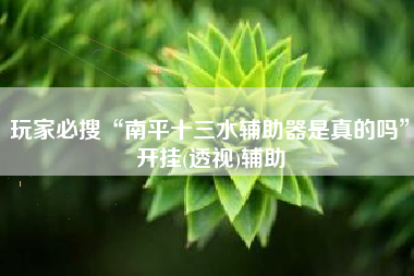 玩家必搜“南平十三水辅助器是真的吗”开挂(透视)辅助 玩家必搜“南平十三水辅助器是真的吗”开挂(透视)辅助