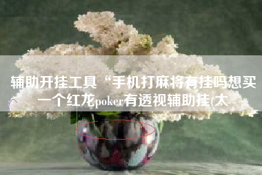 辅助开挂工具“手机打麻将有挂吗想买一个红龙poker有透视辅助挂(太