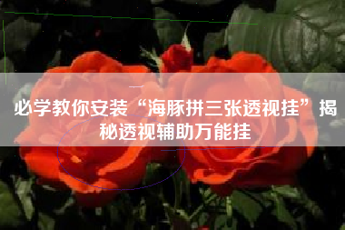 必学教你安装“海豚拼三张透视挂”揭秘透视辅助万能挂 必学教你安装“海豚拼三张透视挂”揭秘透视辅助万能挂