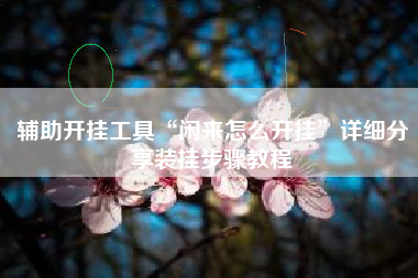 辅助开挂工具“闲来怎么开挂”详细分享装挂步骤教程