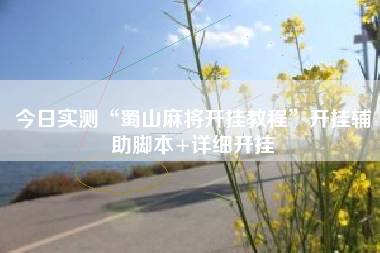 今日实测“蜀山麻将开挂教程”开挂辅助脚本+详细开挂