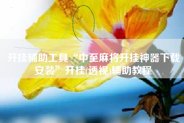 开挂辅助工具“中至麻将开挂神器下载安装”开挂(透视)辅助教程