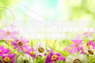 专家分析“pokemmo辅助工具自动”揭秘透视辅助万能挂用法