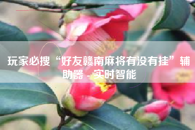 玩家必搜“好友赣南麻将有没有挂”辅助器 - 实时智能 玩家必搜“好友赣南麻将有没有挂”辅助器 - 实时智能