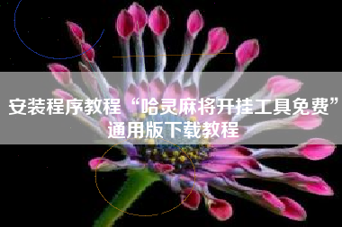 安装程序教程“哈灵麻将开挂工具免费”通用版下载教程 安装程序教程“哈灵麻将开挂工具免费”通用版下载教程