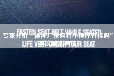 专家分析“雀神广东麻将小程序有挂吗”其实确实有挂