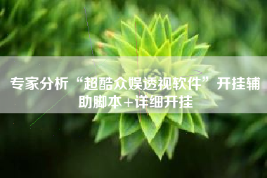 专家分析“超酷众娱透视软件”开挂辅助脚本+详细开挂 专家分析“超酷众娱透视软件”开挂辅助脚本+详细开挂