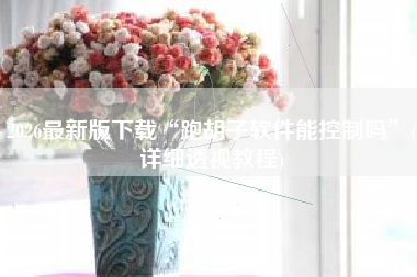 2026最新版下载“跑胡子软件能控制吗”(详细透视教程)