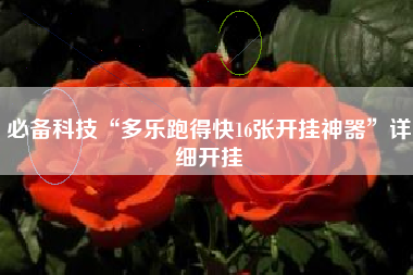 必备科技“多乐跑得快16张开挂神器”详细开挂 必备科技“多乐跑得快16张开挂神器”详细开挂