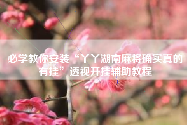 必学教你安装“丫丫湖南麻将确实真的有挂”透视开挂辅助教程 必学教你安装“丫丫湖南麻将确实真的有挂”透视开挂辅助教程