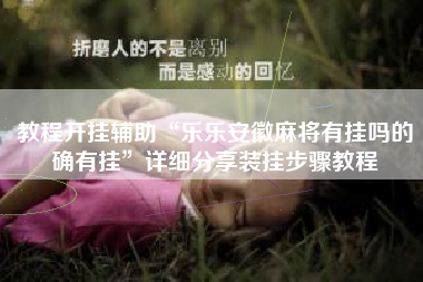 教程开挂辅助“乐乐安徽麻将有挂吗的确有挂”详细分享装挂步骤教程