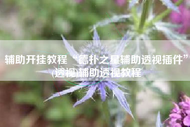 辅助开挂教程“德扑之星辅助透视插件”(透视)辅助透视教程 辅助开挂教程“德扑之星辅助透视插件”(透视)辅助透视教程