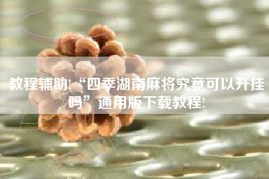 教程辅助!“四季湖南麻将究竟可以开挂吗”通用版下载教程! 教程辅助!“四季湖南麻将究竟可以开挂吗”通用版下载教程!