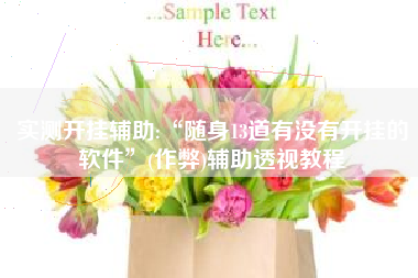 实测开挂辅助:“随身13道有没有开挂的软件”(作弊)辅助透视教程 实测开挂辅助:“随身13道有没有开挂的软件”(作弊)辅助透视教程