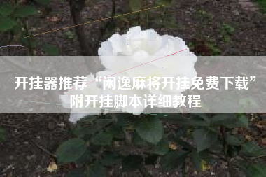 开挂器推荐“闲逸麻将开挂免费下载”附开挂脚本详细教程