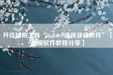 开挂辅助工具“hhpoker透视开挂软件”【透视软件教程分享】