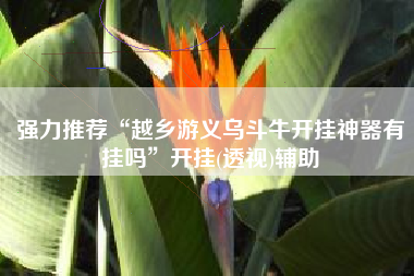 强力推荐“越乡游义乌斗牛开挂神器有挂吗”开挂(透视)辅助 强力推荐“越乡游义乌斗牛开挂神器有挂吗”开挂(透视)辅助