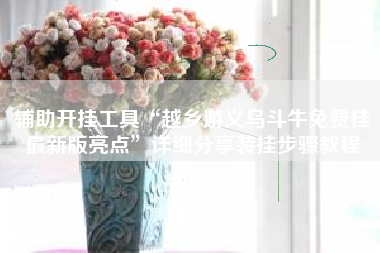 辅助开挂工具“越乡游义乌斗牛免费挂最新版亮点”详细分享装挂步骤教程