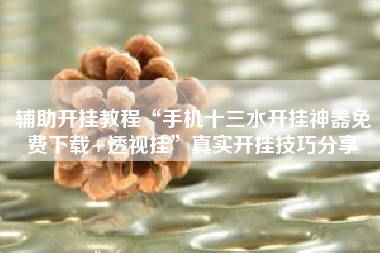 辅助开挂教程“手机十三水开挂神器免费下载+透视挂”真实开挂技巧分享 辅助开挂教程“手机十三水开挂神器免费下载+透视挂”真实开挂技巧分享