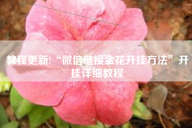 教程更新!“微信链接金花开挂方法”开挂详细教程 教程更新!“微信链接金花开挂方法”开挂详细教程