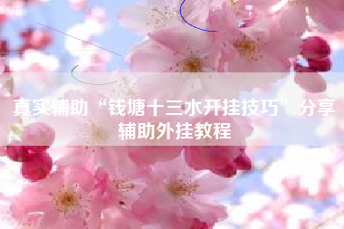 真实辅助“钱塘十三水开挂技巧”分享辅助外挂教程 真实辅助“钱塘十三水开挂技巧”分享辅助外挂教程