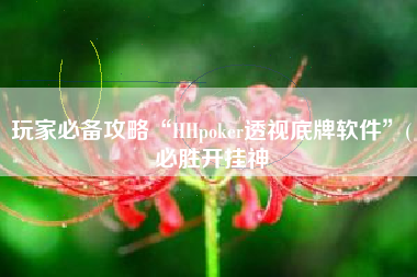 玩家必备攻略“HHpoker透视底牌软件”(必胜开挂神