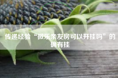 传递经验“微乐亲友房可以开挂吗”的确有挂 传递经验“微乐亲友房可以开挂吗”的确有挂