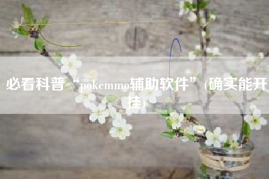 必看科普“pokemmo辅助软件”(确实能开挂) 必看科普“pokemmo辅助软件”(确实能开挂)