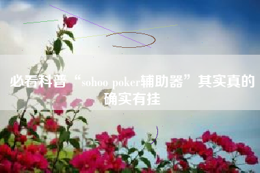 必看科普“sohoo poker辅助器”其实真的确实有挂