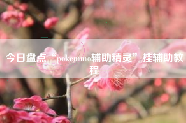 今日盘点“pokemmo辅助精灵”挂辅助教程 今日盘点“pokemmo辅助精灵”挂辅助教程