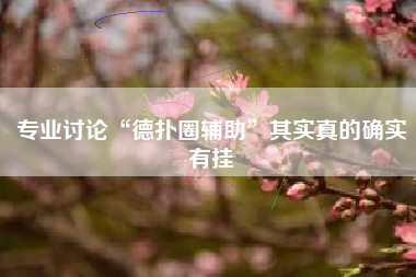 专业讨论“德扑圈辅助”其实真的确实有挂 专业讨论“德扑圈辅助”其实真的确实有挂